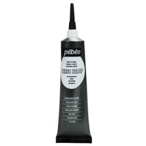 Konturówka do szkła/ceramiki Pebeo Cerne Relief 20ml, Czarna/Imitation Lead